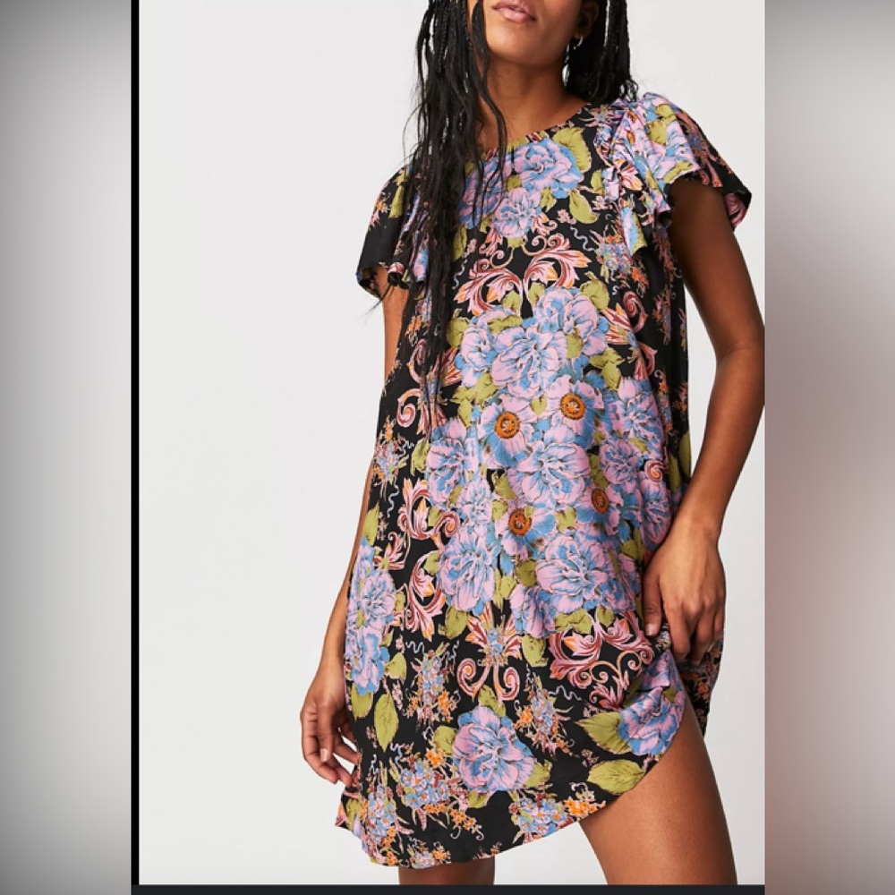 Free People Yara Printed Mini-Twilight